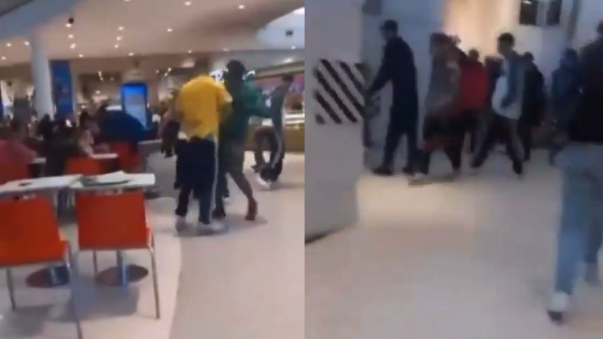 Adolescentes transformaram shopping em praça de guerra