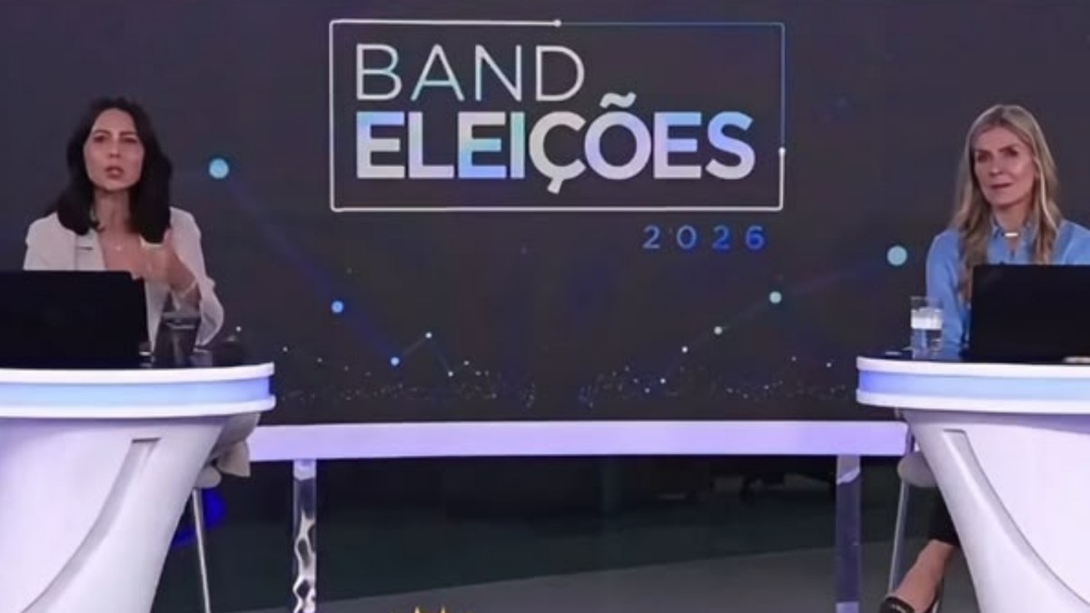 Paula Valdez e Juliana Rosa no Band Eleições Paula Valdez e Juliana Rosa no Band Eleições