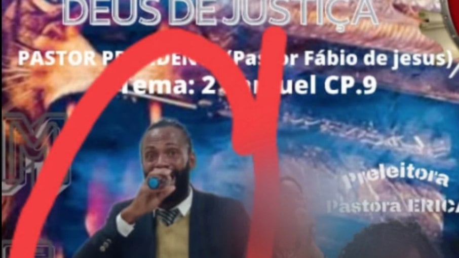 Fábio Henrique de Jesus é pastor na Igreja Pentecostal Deus de Justiça, na Zona Oeste do Rio