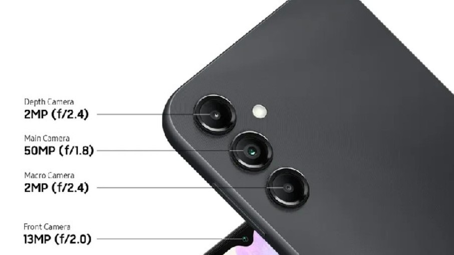 Samsung Galaxy A14 tem câmera tripla