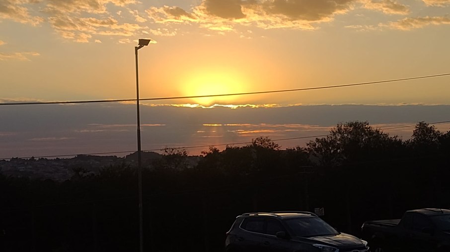 Pôr do Sol na cidade de Vinhedo