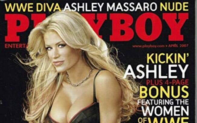 Capa da Playboy - Ashley Massaro%2C lutadora do WWE