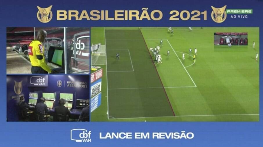 Gol anulado no jogo de São Paulo x Palmeiras