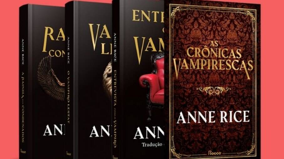 Box com livros de Anne Rice