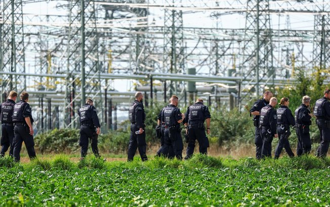 Policiais estão investigando um curto-circuito ocorrido numa subestação elétrica na localidade de Bergheim