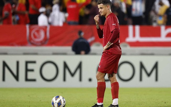 Alvo do Vasco, Coutinho encerrou sua participação pelo Al-Duhail (QAT)