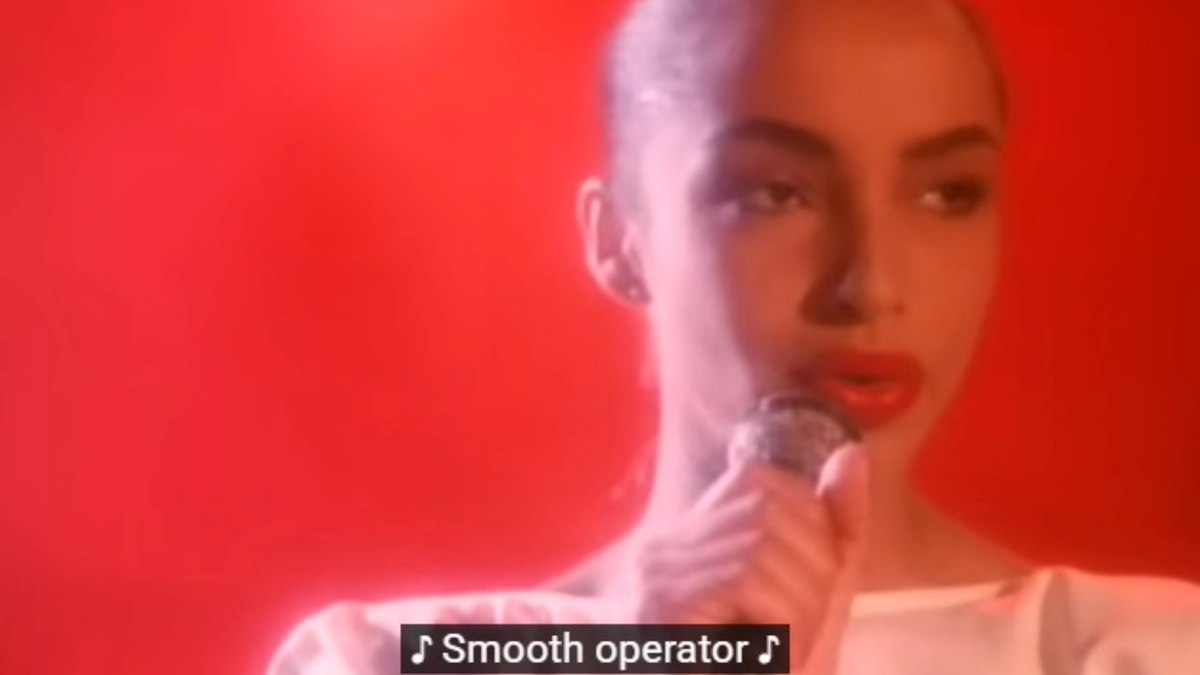 'Smooth Operator' uma composição de 1984 da cantora britânica Sade 'Smooth Operator' uma composição de 1984 da cantora britânica Sade