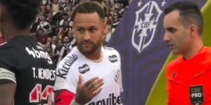 Neymar manda recado a jogador do Vasco após vitória do Santos