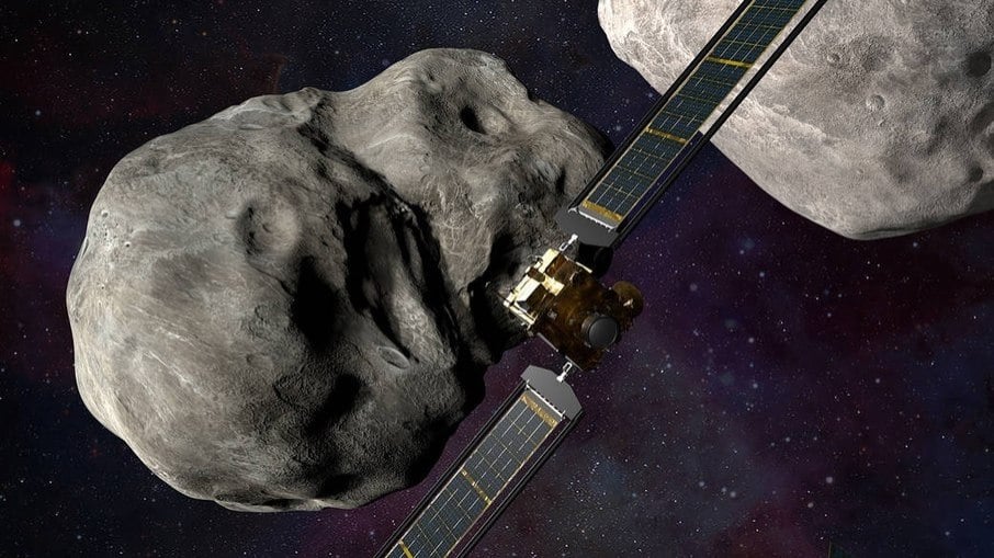Sonda que colidirá com o asteroide duplo Dimorphos pode percorrer 6,6 quilômetros por segundo