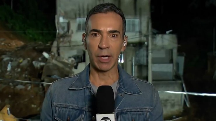 César Tralli apresenta o JN direto de Juiz de Fora após tragédia