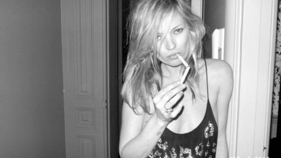 A modelo britânica Kate Moss