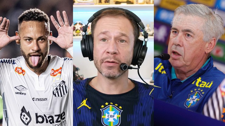 "No Santos não dá": Leifert defende análise de Neymar na seleção
