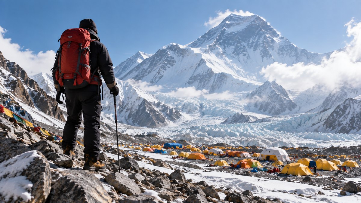Urina de alpinistas do Monte Everest contribui para o derretimento da geleira Khumbu Urina de alpinistas do Monte Everest contribui para o derretimento da geleira Khumbu