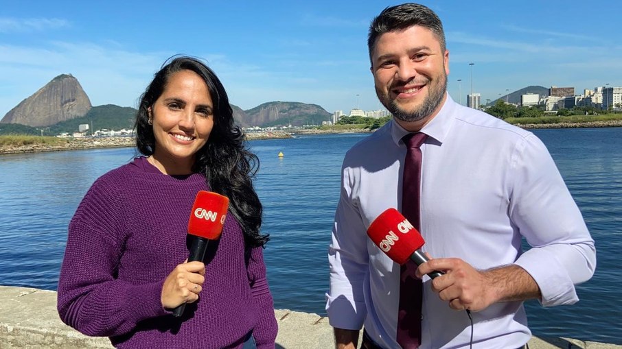 Bruna Carvalho e Cleber Rodrigues seguem trabalhando na CNN Brasil