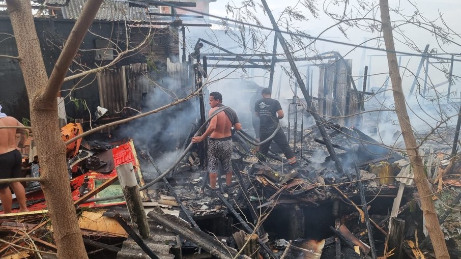 Até o momento, não há registro de pessoas feridas Até o momento, não há registro de pessoas feridas