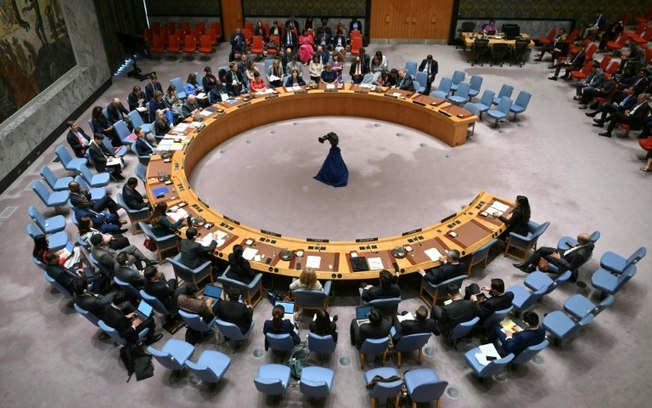 (Arquivo) A resolução do Conselho de Segurança, elaborada pelo Reino Unido, recebeu 14 votos a favor, com a abstenção da Rússia