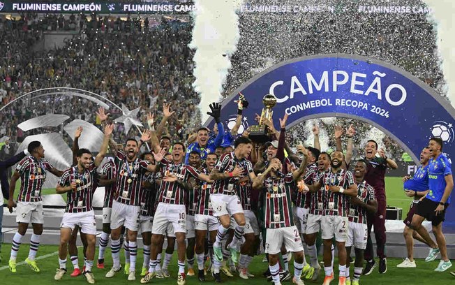 Fluminense foi campeão da Recopa Sul-Americana no Maracanã 