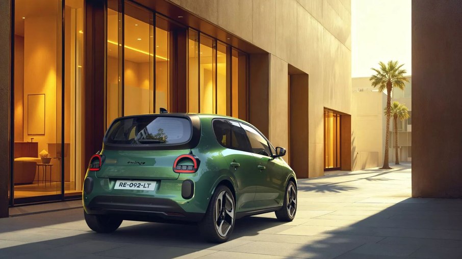 Traseira do Renault Twingo E-Tech Traseira do Renault Twingo E-Tech