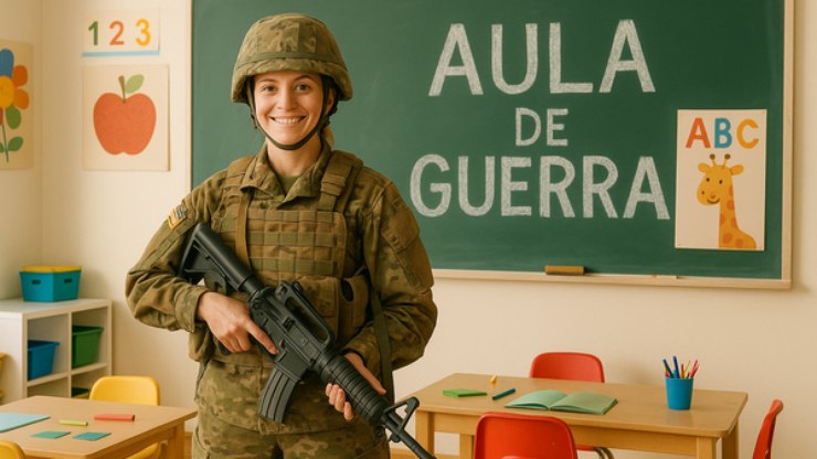 A escola virou campo de batalha?