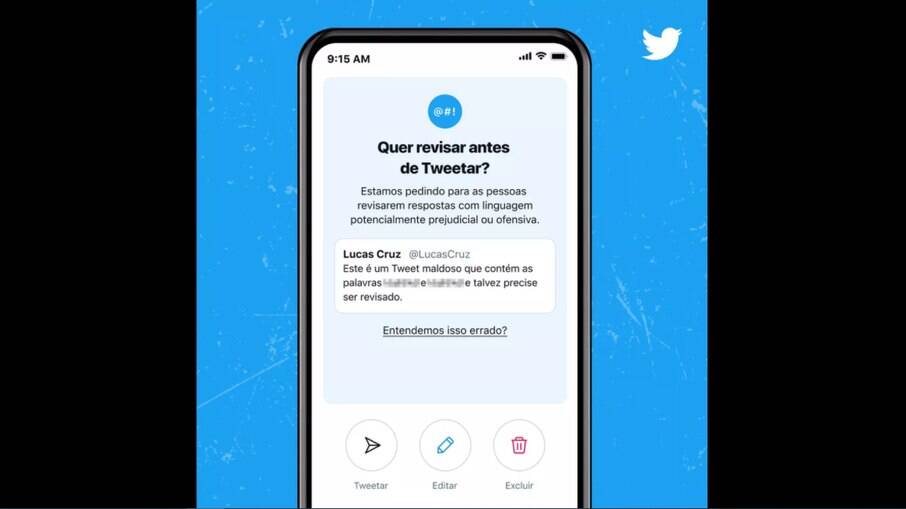 Nova ferramenta para revisar respostas no Twitter