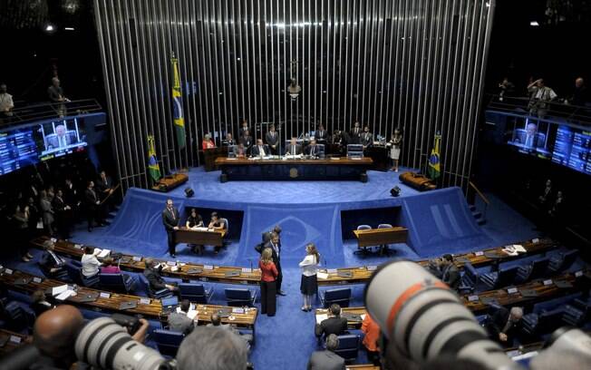 Senado Federal vota hoje a admissibilidade do processo de impeachment de Dilma Rouseff e, consequentemente, seu afastamento do cargo por até 180 dias. Foto: Pedro França/Agência Senado - 11.05.2016