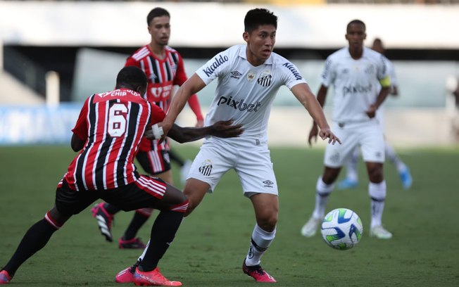 Santos vence São Paulo, de virada, no ‘SãnSãozinho’ da Sub-20