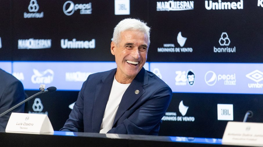 Luis Castro é o novo comandante do Grêmio