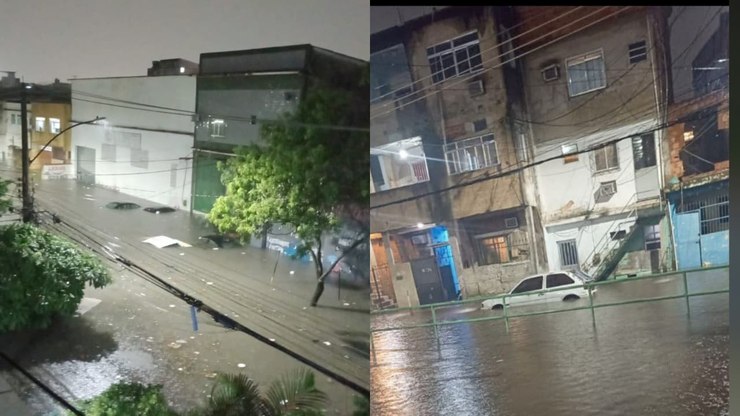 Temporais provocam alagamentos, feridos e deslizamentos no Rio