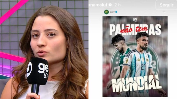 Jornalista da getv defende Palmeiras e pede para não ser demitida