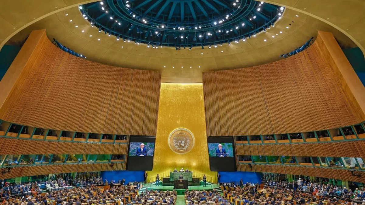 Assembleia Geral da ONU, em Nova York Assembleia Geral da ONU, em Nova York