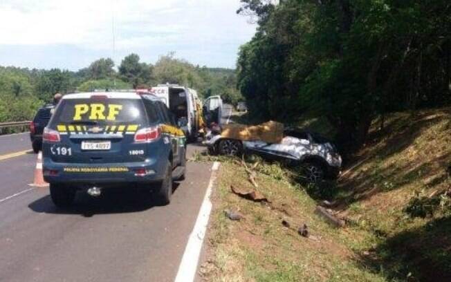 Veículo acidentado tinha placa de Porto Alegre