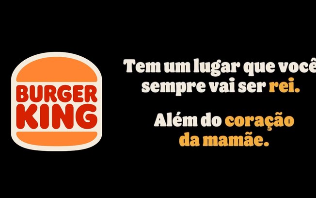 Burger King celebra Dia das Mães com campanha inspirada em “síndrome do príncipe destronado”