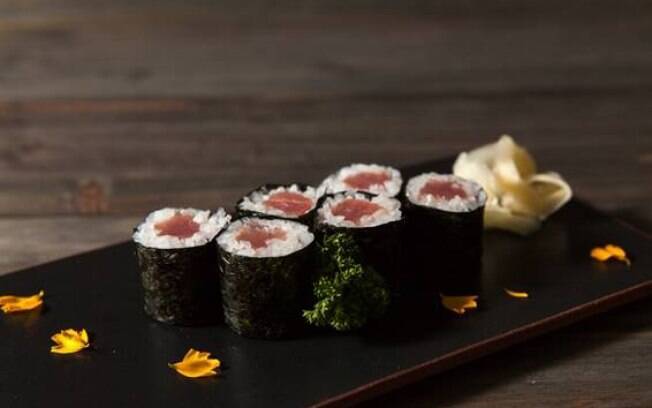 O tekkamaki é feito exclusivamente com atum