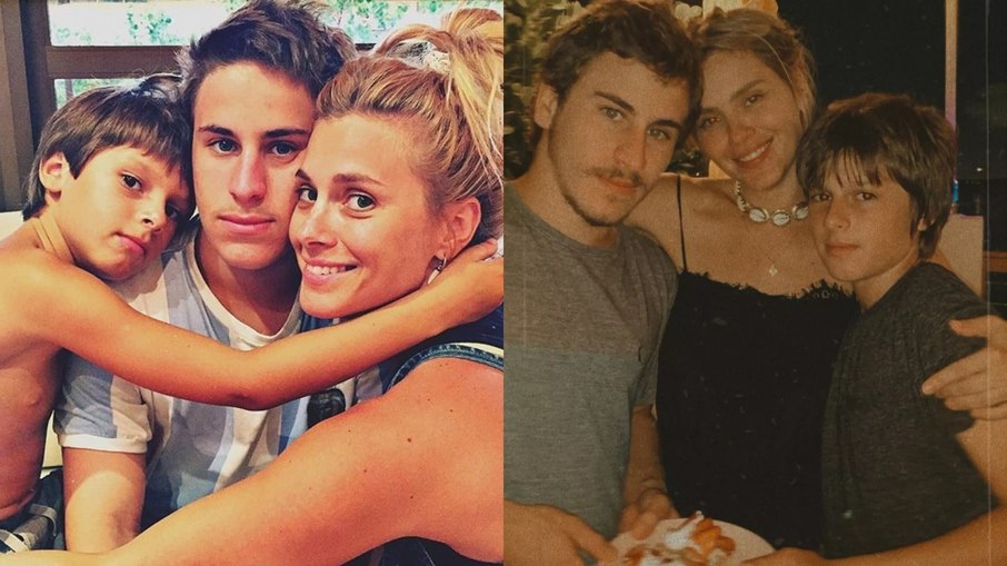 Carolina Dieckmann com os filhos Carolina Dieckmann com os filhos