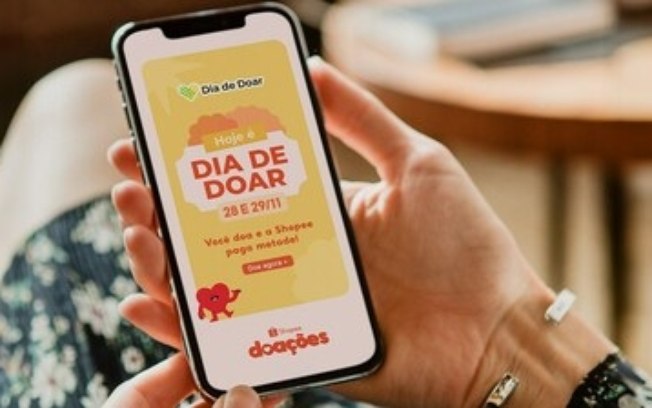 Dia de Doar: Shopee cobrirá metade das doações realizadas no app