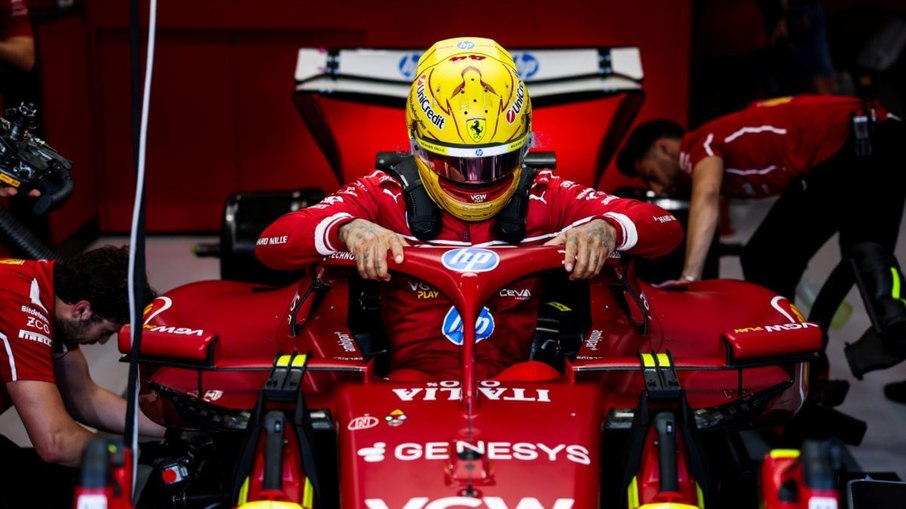 Lewis Hamilton vive temporada de estreia pela Ferrari na Fórmula 1  Lewis Hamilton vive temporada de estreia pela Ferrari na Fórmula 1
