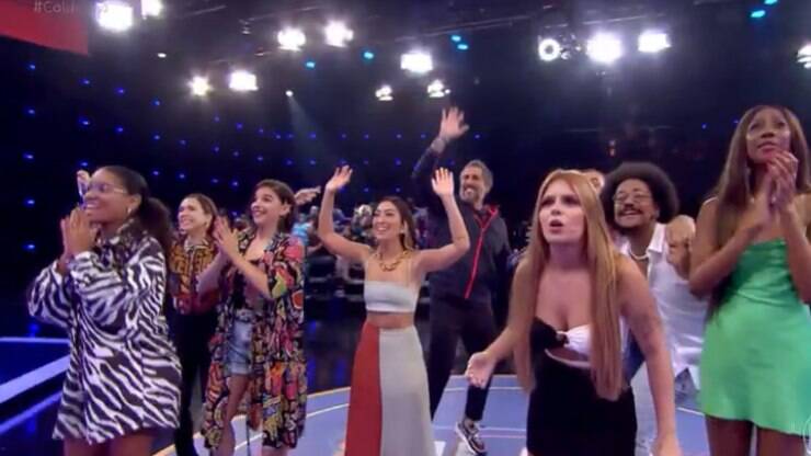 Famosos gritam o número 13 no Caldeirão e web vê mensagem subliminar