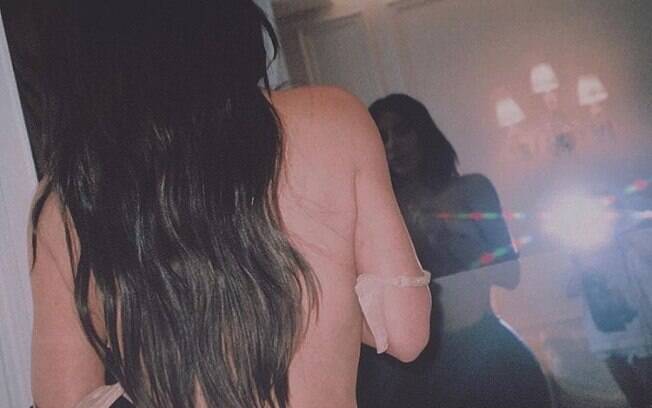Kim Kardashian posta foto sensual tirada pela filha North West