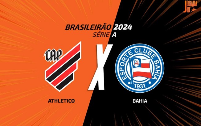 Athletico x Bahia será nesta quarta-feira (10) pelo Brasileirão