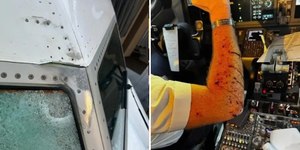 Objeto misterioso atinge avião, destrói cabine e machuca piloto