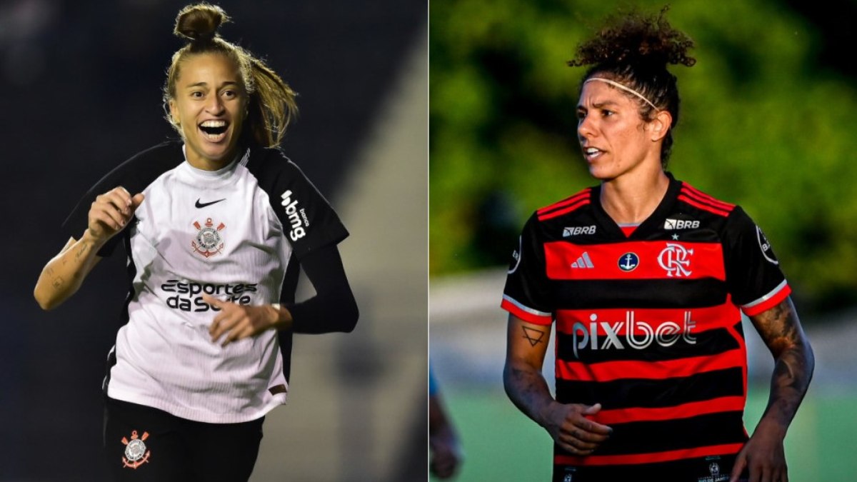 Corinthians e Flamengo duelam em partida válida pela 13ª rodada do Brasileirão Feminino