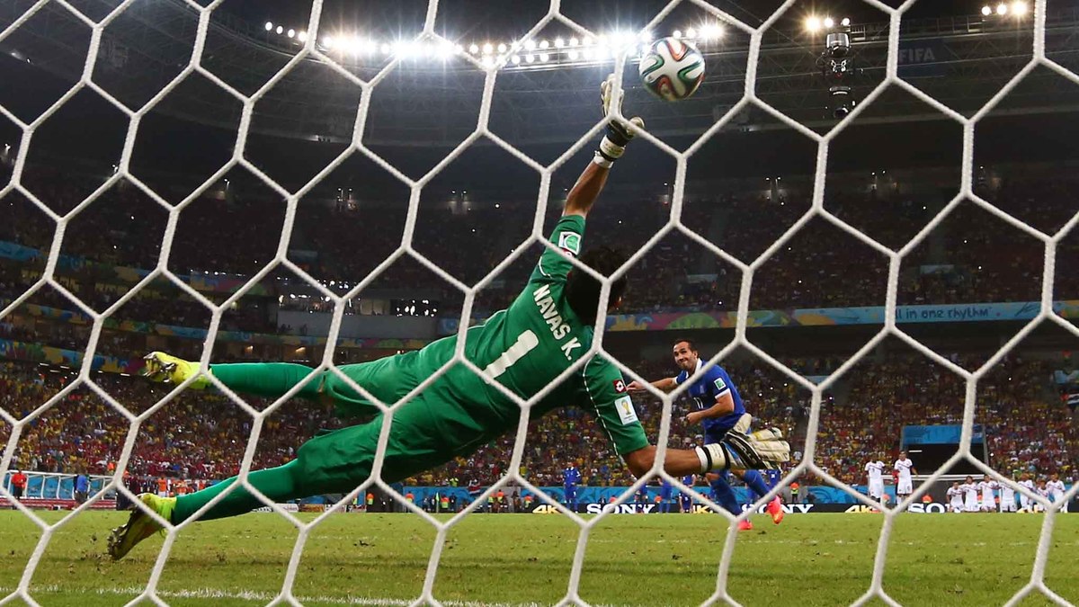 Keylor Navas brilhou na Copa do Mundo de 2014