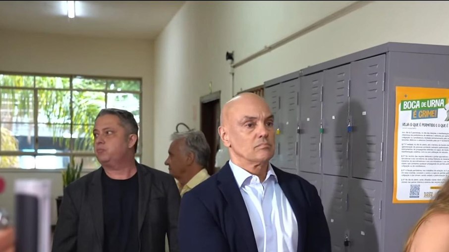 Ministro Alexandre de Moraes vota em São Paulo Ministro Alexandre de Moraes vota em São Paulo