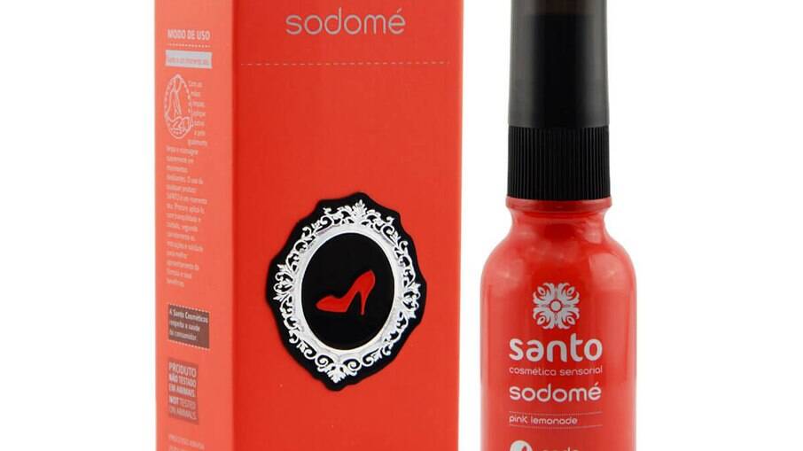 O gel lubrificante Sodomé é beijável e dá sensação de quente e frio