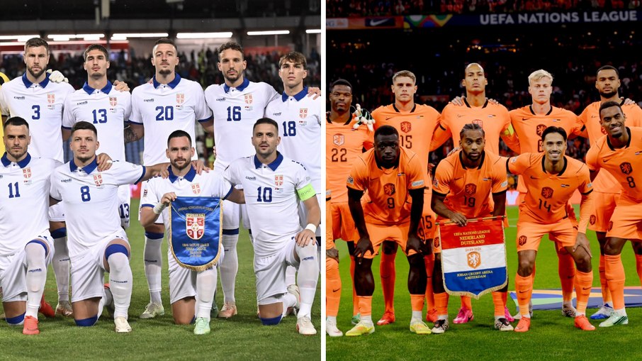 Sérvia e Holanda se enfrentam buscando a primeira vitória na Liga das Nações