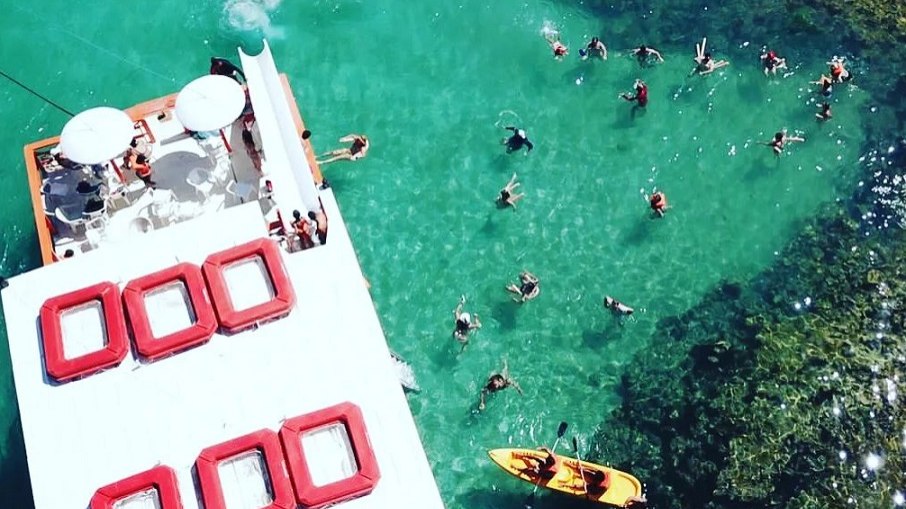 A piscina natural do Seixas, em em João Pessoa, na Paraíba