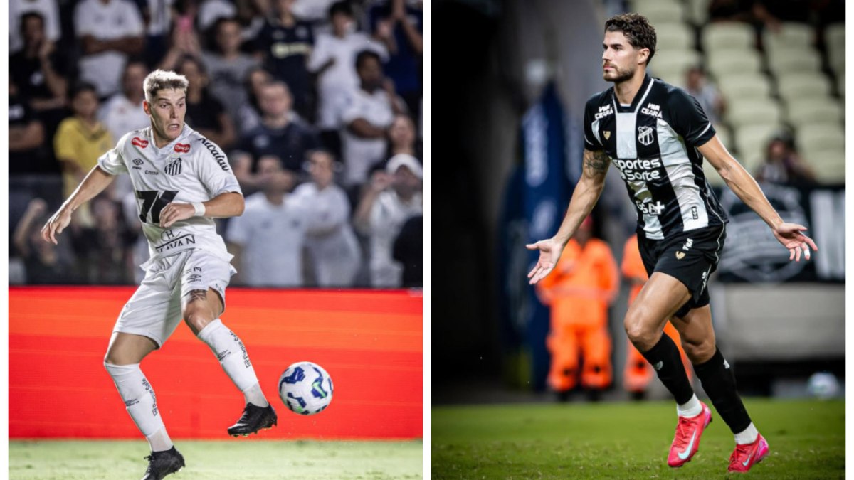 Santos e Ceará se enfrentam pela 8ª rodada do Brasileirão 2025
