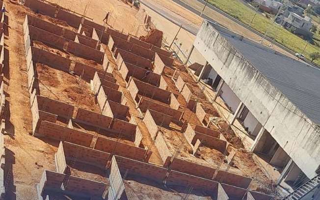 Prédio de internação do Hospital São Pedro começa a ganhar forma Prédio de internação do Hospital São Pedro começa a ganhar forma