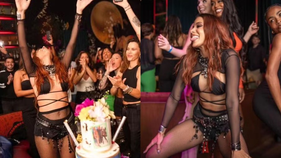 Anitta em segunda festa do aniversário de 31 anos
