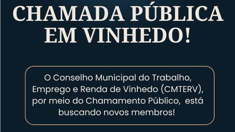 Chamamento público convida entidades representativas de trabalhadores e empregadores